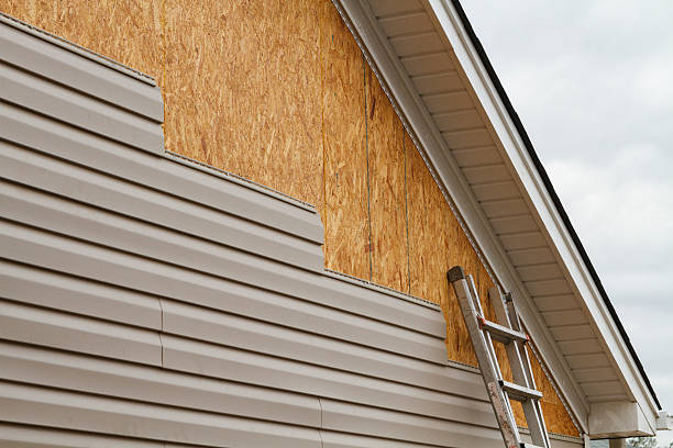 Professional Storm Damage Siding Repair technician working in Brownsville, KY